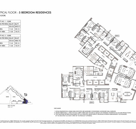 Wing C - 8th to 12th Floor - Typical Floor Plan