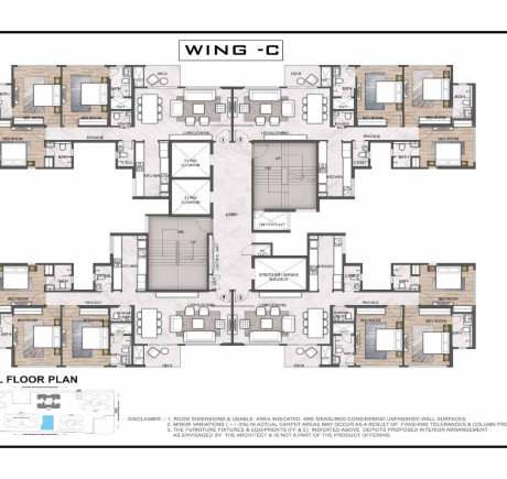 Wing C floor plan