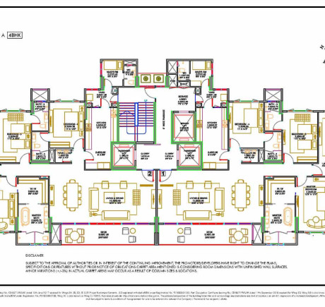 Wing A - Typical Floor Plan